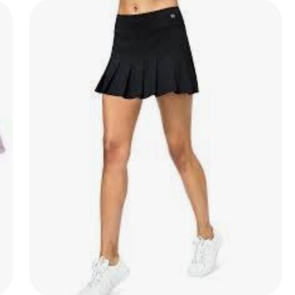 Eleven By Venus Williams Black Flutter Tennis Skirt Shorts/Pockets Large… - Picture 1 of 9
